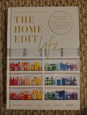 Rainbow White & Gold "The Home Edit Life" Decorative  Book